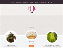 Tablet Screenshot of hoteletruria.com